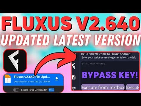Fluxus Executor v2.640 (OFFICIAL) Download.